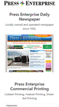 Mobile Screenshot of pressenterprise.net